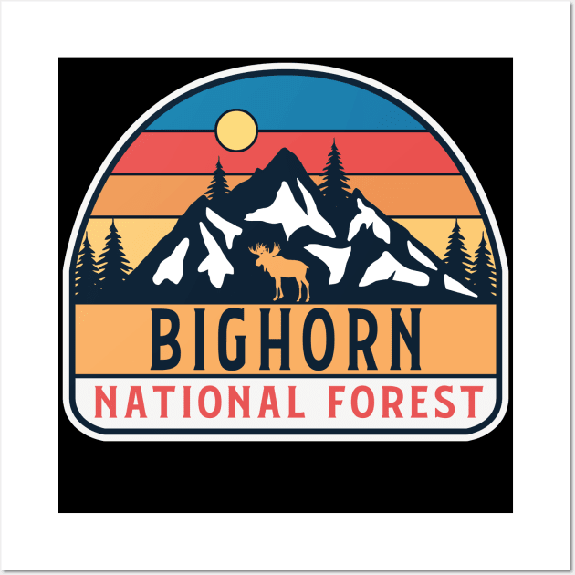 Bighorn National Forest Wall Art by Tonibhardwaj